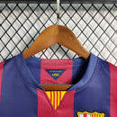 Camisa do Barcelona Homem 14/15 Retrô - Azul e Vermelha