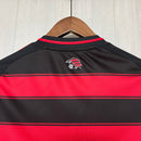 Camisa do Flamengo Feminina 25/26 - Preta e Vermelha