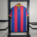 Camisa Barcelona Home Messi 10/11 Retrô - Azul e Vermelha