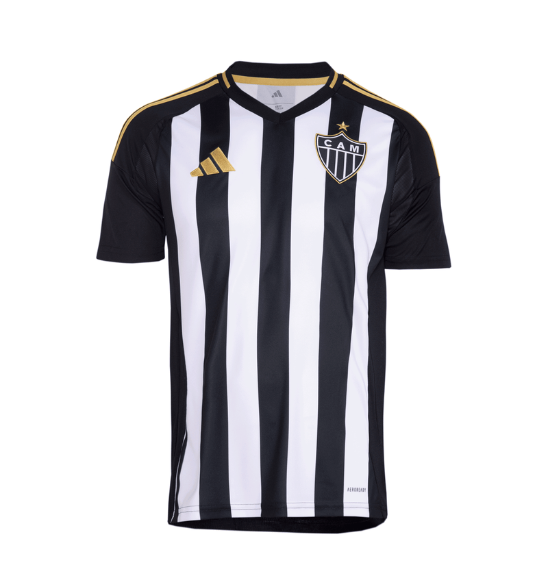 Camisa Atlético Mineiro Home 25/26 - Preta e Branca