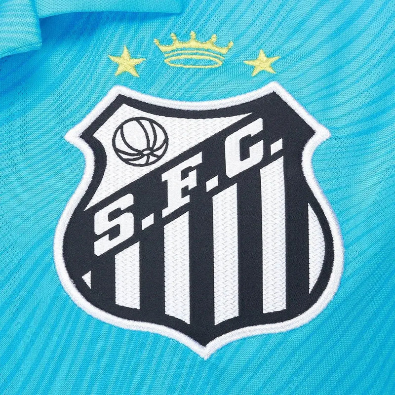 Camisa Santos 25/26 Torcedor Edição Especial Masculina - Azul+Preto