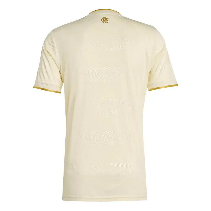 Camisa Futebol  2025 Flamengo Torcedor Creme Masculina