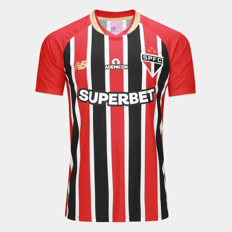 Camisa São Paulo Masculina 25/26 - Preta e Vermelha
