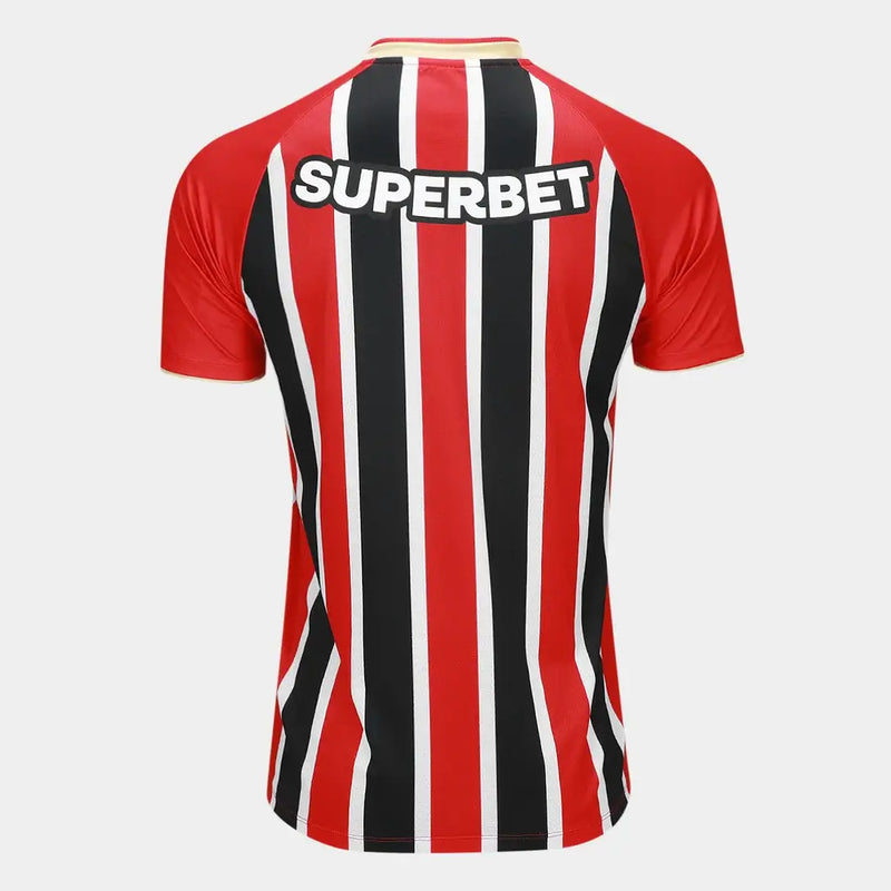 Camisa São Paulo Masculina 25/26 - Preta e Vermelha