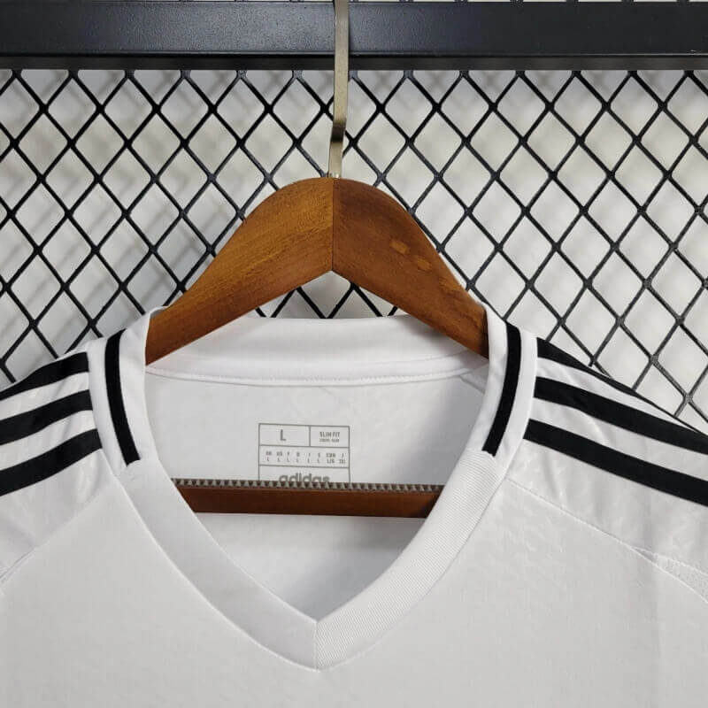 Camisa Real Madrid Home 24/25 Manga Longa - Branca