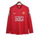 Camisa Manchester United Ronaldo 07/08 Retro Manga Ioga - Vermelha