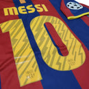 Camisa Barcelona Home Messi 10/11 Retrô - Azul e Vermelha