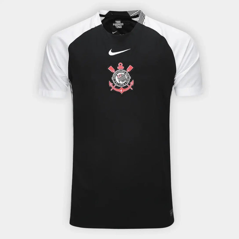Camisa Corinthians Home 25/26 - Versão Jogador - Preta