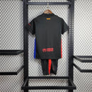 Conjunto Infantil Barcelona 24/25 - preto