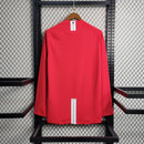 Camisa Manchester United Ronaldo 07/08 Retro Manga Ioga - Vermelha