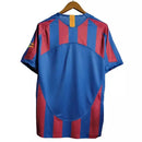 Camisa Barcelona Ronaldinho 05/06 Retrô - Azul e Vermelha