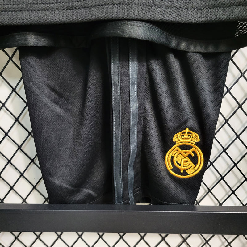 Conjunto Infantil Real Madrid III 23/24 - Preto