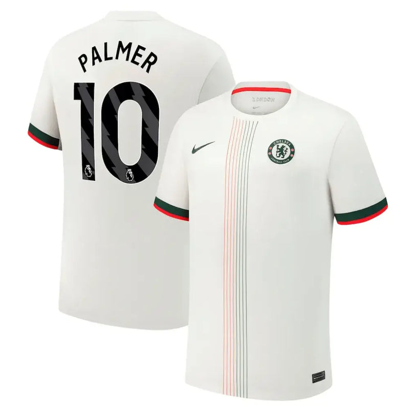 Camisa Chelsea 25/26 Away Torcedor Masculina Branca Palmer 10