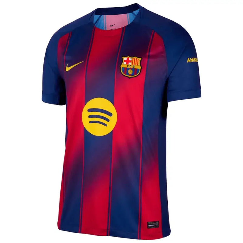 Camisa Futebol Barcelona 25/26 Torcedor Azul e Vermelha Masculina