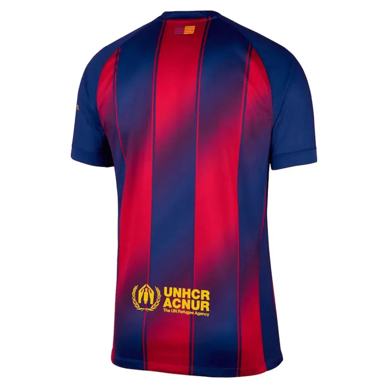 Camisa Futebol Barcelona 25/26 Torcedor Azul e Vermelha Masculina
