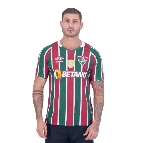 Camisa Fluminense Home 24/25 Jogador - Vinho e Verde