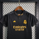 Conjunto Infantil Real Madrid III 23/24 - Preto