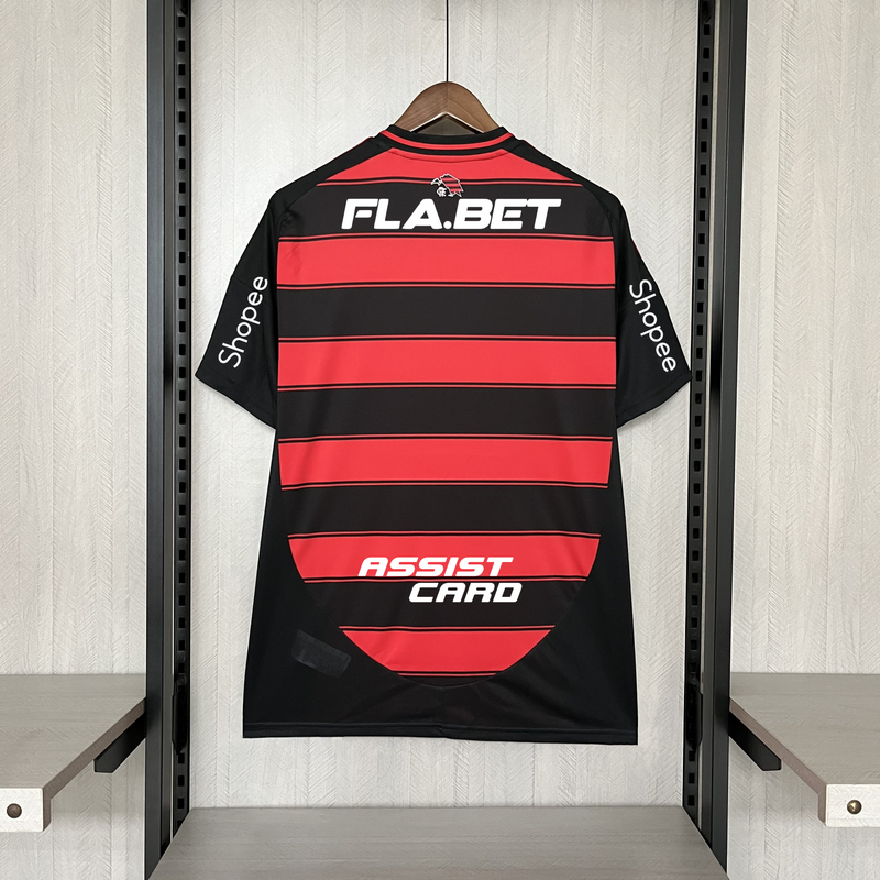 Camisa do Flamengo 25/26 Torcedor - Preta e Vermelha