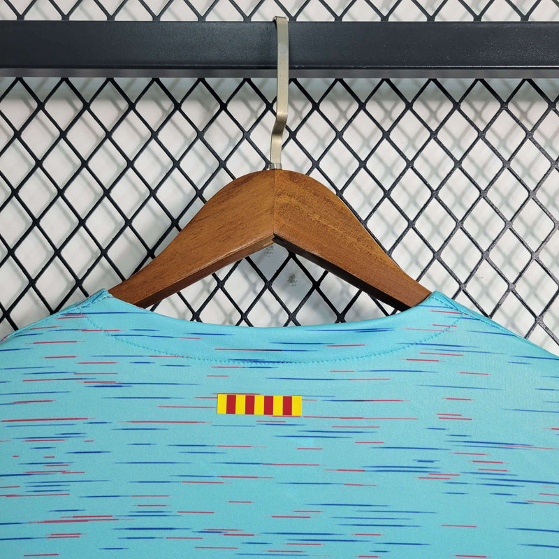 Camisa do Barcelona Homem Third 23/24 - Azul