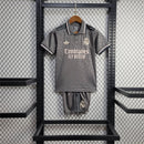 Conjunto Infantil Real Madrid III 24/25 - Cinza