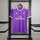 Camisa Real Madrid Away 16/17 Retrô - Roxa
