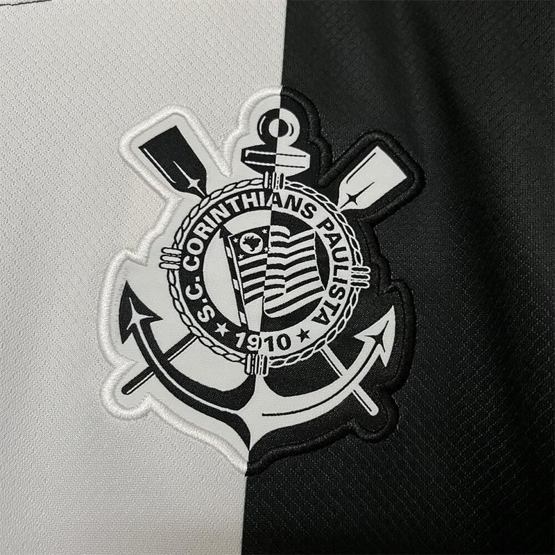 Camisa do Corinthians Homem Third 24/25 - Preta e Branca
