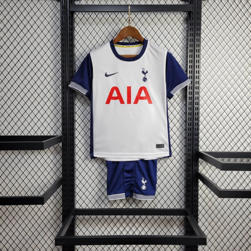Conjunto Infantil Tottenham I 24/25 - Branco