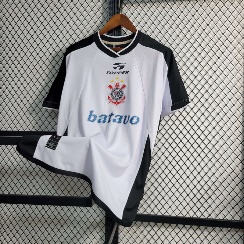 Camisa Corinthians Homem 2000 Retrô - Branca