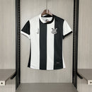 Camisa do Corinthians Feminina 24/25 - Preta e Branca