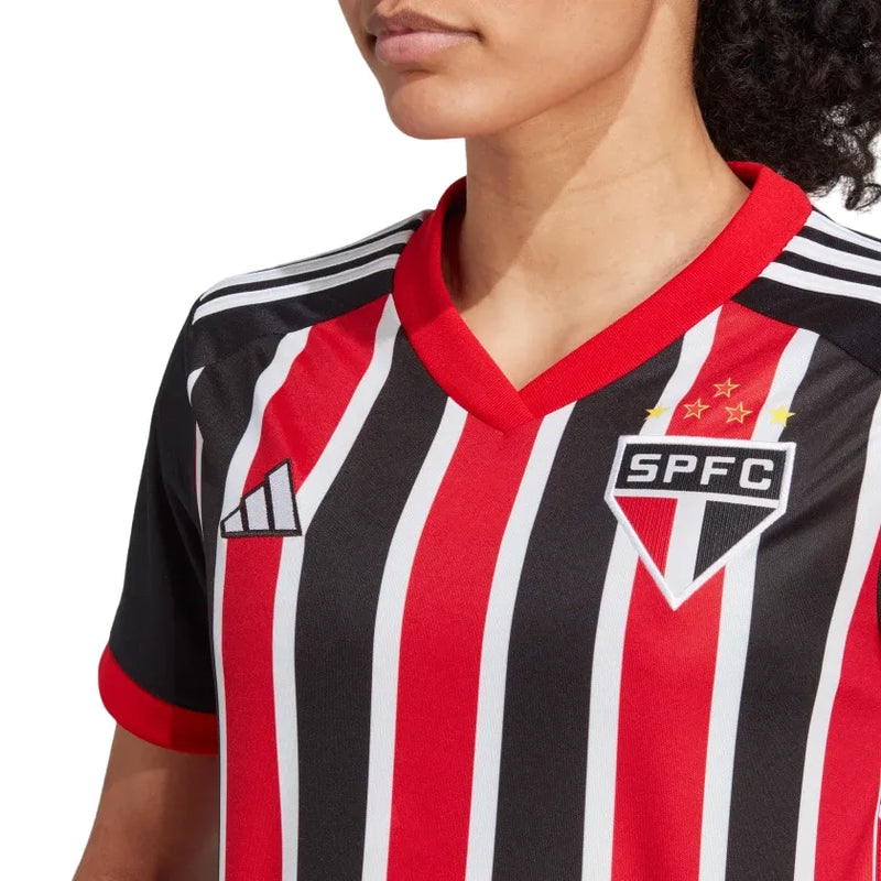 Camisa São Paulo  Feminina 23/24 - Vermelha e Branca