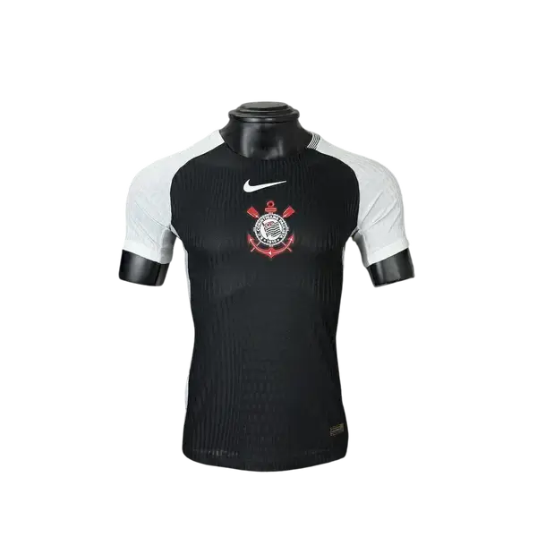 Camisa Corinthians Home 25/26 - Versão Jogador - Preta