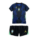 Kit Conjunto Infantil Brasil Copa do Mundo 2026 Azul