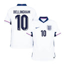 Camisa Seleção Inglaterra  Torcedor Masculina24/25 Bellingham 10 - Branco