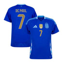 Camisa Seleção Argentina Torcedor Masculino 24/25 De Paul 7  - Azul